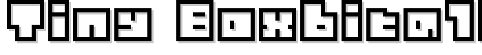 Tiny BoxBitA10 font